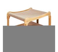 Lit griffoir pour chat - Bain à chat interactif - Double couche fixe - Grattoir pour animaux de compagnie - Pour l'exercice de jeu - Coussin de couchage pour chats de petite taille et moyenne