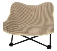 Lit griffoir pour chat - Chaise de couchage pliable en sisal pour animal domestique, étui d'accessoires synthétiques de haute qualité, cadre de chaise longue nid à gratter 2 en 1, unité d'atelier de c