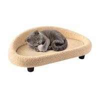 Lit griffoir pour chat - Chaise longue de 61 cm, lit confortable pour chat d'intérieur, grand lit de salon en sisal | Planche à gratter légère pour appartement, dortoir, terrasse, balcon, porche, coin