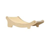 Lit Griffoir pour Chat en Sisal - Bois, Sisal 19,69 X 12,99 X 6,69 Pouces | Lit À Planche À Gratter pour Chat | Planche À Gratter pour, Meulage des Griffes, pour Protéger Les Rideaux De Sol du
