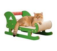 Lit griffoir pour chats - Lit pour chatons en forme de traîneau, rembourrage en carton résistant | Zone confortable pour les exercices intérieurs avec griffes, lieu de repos pour le jardin du Soggior