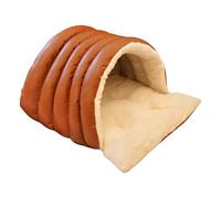 Lit Grotte Chat,Lavable Et Semi-Fermé Grotte De Repos pour Animaux De Compagnie | Lit Amovible Lavable pour Petits Chiens | pour Petit Moyen Grand Chiot Et Maison Extérieur Salon Jardin