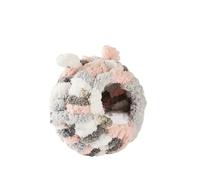 Lit grotte pour animal de compagnie, habitat confortable en bois, design tout compris, habitat chaud pour petit animal, nid de cage large gamme, adorable hamac pour hamster avec oreilles mignonnes
