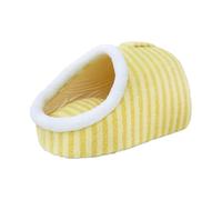 Lit grotte pour chat | Lit pour chat de taille moyenne et grande | Jolie niche couverte pour chat, animal domestique, douillette, en forme de pantoufle, lavable et chaude pour petits chatons