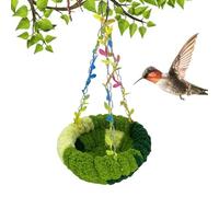 Lit Hamac Cage À Oiseaux - Balançoire Nid De Perroquet Suspendue, Cabane De Couchage En Peluche Pour Oiseaux | Accessoires De Station De Couchage De Retraite De Relaxation De Volière Douce Pour Petits