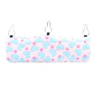 Lit Hamac Confortable pour Petits Animaux, Coton Rose, Quatre Saisons | Respirant et Stable, à Fixer la Cage, Repos pour Chinchillas et Autres Petits Compagnons