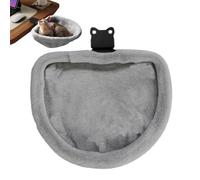 Lit Hamac pour Chat à Fixer sur Bureau,Perchoir Doux et Lavable - Hamac Respirant avec Serrage,pour Petits Félins, Tailles S, M, L - Maison, Voyage, Bureau, Jeu, Porte