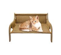Lit hamac pour chat | Canapé surélevé pour animaux de compagnie - Chaise longue d'été respirante, meubles de couchage surélevés pour , chiot, intérieur, extérieur, chambre à coucher, salon | Fou