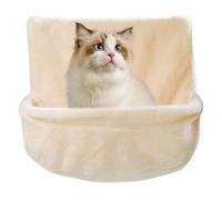 Lit hamac pour chat - Chaise longue surélevée pour chat, endroit de repos confortable pour animal de compagnie | Hamac mural pour chat, tissu en maille respirante, design peu encombrant, meubles