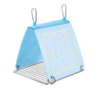 Lit hamac pour perroquet - Tente de nid d'oiseau rafraîchissante d'été, perchoir de cacatoès en peluche | Cage suspendue pour animaux de compagnie, cachette pour canari, pinson, inséparable, perruche,