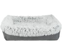 Lit Harvey, Angulaire, 80 × 65 cm, Gris/Blanc-Noir