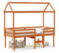 Lit Haut avec Toit Meuble de Chambre Intérieur Bois de Pin Massif vidaXL