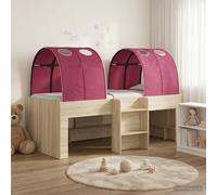 vidaXL Lit Haut pour Enfants avec Tunnel 3 pc Bois d'ingénierie