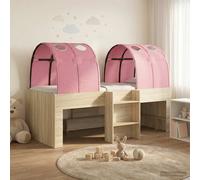 vidaXL Lit Haut pour Enfants avec Tunnel 3 pc Bois d'ingénierie
