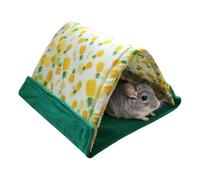 Lit Hérisson - Cotton, 9.84x6.69x6.69in Triangular Tent Shelter Secure Nest | Washable Corner Hideaway Habitat House, Small Pet Hiđeout For Ferret, Bunny, Bearded , Hamster, Chinchilla