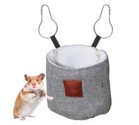 Lit hérisson - Refuge d'hiver chaud et confortable | Nid de cage chaud et multifonction en peluche | Petits propriétaires d'animaux et sauveteurs pour animaux de compagnie Sac de couchage pour