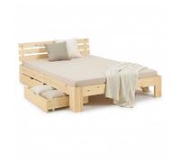 Lit homestyle4u marron