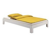 Lit idimex 204 x 30 x 94 cm en pin sans sommier de couleur Blanc G