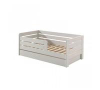 Lit Junior Barreaux Extra Large Avec Gigogne Blanc