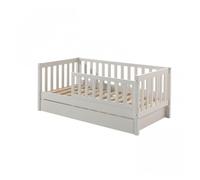 Vipack Lit junior tiroir gigogne blanc