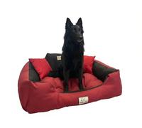 Lit Lavable Imperméable pour Chien Cordura - Coussin Durable Fibre Siliconée - Sans Odeur Après Accidents - Anti-Allergique Fait en Pologne - Grandes Tailles Jusqu’à 145x115cm KING DOG