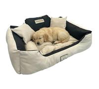 Lit Lavable Imperméable pour Chien Cordura - Coussin Durable Fibre Siliconée - Sans Odeur Après Accidents - Anti-Allergique Fait en Pologne - Grandes Tailles Jusqu’à 145x115cm KING DOG
