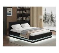 Lit LED avec coffre "Anastasia" - 160 x 200 cm - Noir Noir G