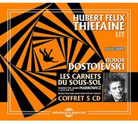 Hubert-Félix Thiéfaine lit les carnets du sous-sol de Fiodor Dostoievski Inclus un livret de 4 pages CD