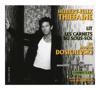 Hubert-Félix Thiéfaine lit les carnets du sous-sol de Fiodor Dostoievski Inclus un livret de 4 pages CD