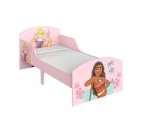 Disney Princess Lit pour enfants : construction robuste en bois d’ingénierie, côtés protégés, lattes en bois, convient aux matelas de 140 cm x 70 cm (matelas non inclus)