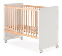 Lit Lupita 120x60 Blanc/Bois simple Rose