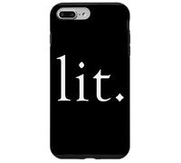 Lit Meme Funny Gamer Slang Gift for Moms Sister LIT Cool LIT Coque pour iPhone 7 Plus/8 Plus