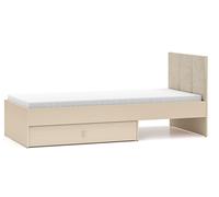Lit Mevel Lit Simple Lit D'Enfant 90x200cm Sable Du Désert Avec Tiroir
