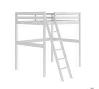 Lit mezzanine 2 places Aaron Blanc 140x190 cm