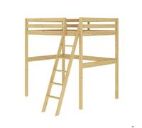 Lit mezzanine 2 places Aaron Bois 140x190 cm