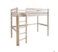 Lit mezzanine Aaron Bois naturel 90x190 cm