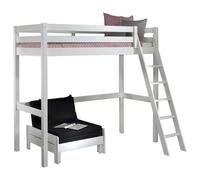 Pack - Lit Superposé & Mezzanine & Mezzanine & Fauteuil-Lit ""Pino"" Blanc