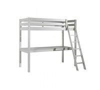 Lit Mezzanine Avec Support Blanc