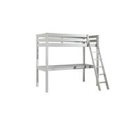 Lit Mezzanine Avec Support Blanc