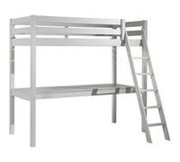 Vipack Lit mezzanine Pino 90x200 avec support blanc