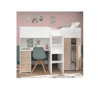 Lit mezzanine combiné Paulin