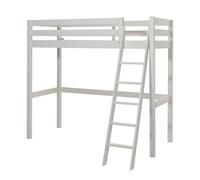 Vipack Lit mezzanine Pino PIMZ9014 en bois de pin 90 x 200 cm Blanc