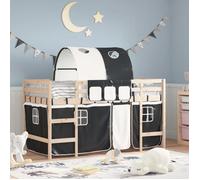 Lit mezzanine/Lit mi-hauteur enfants avec tunnel - SOLOMON - 90x200 cm JILL'S 57037