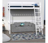 WEBER INDUSTRIES Lit Mezzanine Studio 90x190 + 1 sommier/Blanc