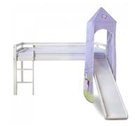 Lit Mezzanine Tour Toboggan Bois De Pin