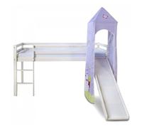 Lit Mezzanine Tour Toboggan Bois De Pin