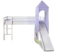 Lit Mezzanine Tour Toboggan Bois De Pin