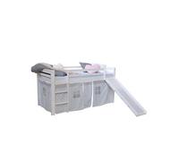 Lit mi-haut 90x200 étoiles avec matelas