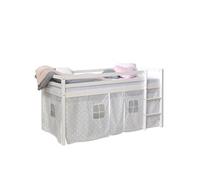 Lit mi-haut étoiles 90x200 avec matelas