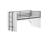 Lit mi-haut 90x200 sam blanc